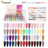 Kit Complet VIP Venalisa 2026 pour Débutants en Gel UV Acrylique, Vernis à Ongles Professionnel, Étiquette Privée, 60 Couleurs