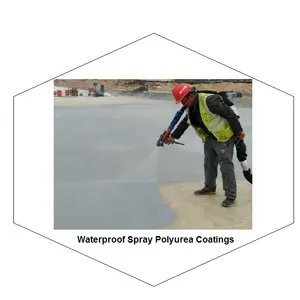 Preço barato pavimentação revestimento de poliuréia de spray usado para a construção do site terra