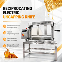 Machine automatique électrique de décapsulage de miel avec couteau chauffant oscillant en acier inoxydable – Équipement apicole