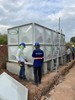 Réservoirs d'eau GRP pour le stockage Tanques De 15000 Litros Réservoirs d'eau carrés en plastique 20 Litres Réservoirs d'eau 2500 Litres