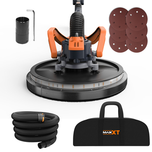 Máy chà nhám tường khô không chổi than MAXXT 2024 mẫu mới 550W tích hợp đèn LED dùng cho tường trát bột - Product Image 3