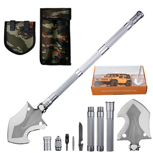 Pelle pliante multifonctionnelle pour la randonnée extérieure, le jardinage et le <span class=keywords><strong>camping</strong></span> Kit d'outils de creusement de survie - Product Image 1