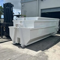 Conteneur de déchets empilable robuste Abrollcontainer, bac à ordures en acier pour le Canada et l'Australie