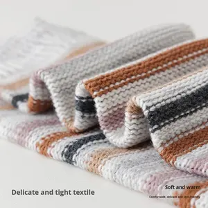 2024 Otoño Invierno Retro estilo étnico tubo largo transpirable poliéster/algodón calentadores de piernas de punto hasta la rodilla pantorrilla - Product Image 4