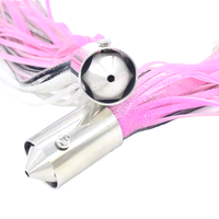 Leurre personnalisé de 12 pouces, 530g, tête en acier inoxydable, jupe en PVC, pour la pêche au marlin, au thon, en eau salée, gros gibier