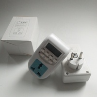 Interruptor Temporizador Digital Programable Diario/Semanal con Pantalla LCD AL-06 220V 10A, Enchufe Universal EU, Relé de Tiempo