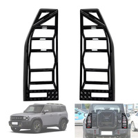 Accessoires Auto ABS Plastique Noir Remplacement Décoration Lumière Couverture Arrière Feu Arrière Couvercle pour Chery Jetour Traveler T2