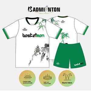 เสื้อแบดมินตันแบบซับลิเมชั่นสั่งทำพิเศษ เนื้อผ้าตาข่าย แห้งเร็ว เสื้อปิ๊กเกิลบอล เสื้อทีมเทนนิส พร้อมโลโก้และชื่อส่วนตัว  ขั้นต่ำในการสั่งซื้อน้อย - Product Image 4