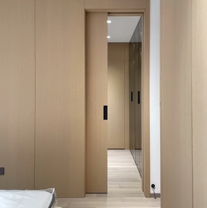 Puerta Corredera Empotrada en Pared, Moderna y Personalizada, Ahorra Espacio, Puerta Interior Oculta <span class=keywords><strong>para</strong></span> Dormitorio y Uso en Hoteles - Product Image 1