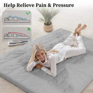 60 \ "x 80 \" מרופפת 100% כותנה קצף קומה רביטה מזרן קיפול מזרן מתקפל קופסא מעובה גליל - Product Image 4