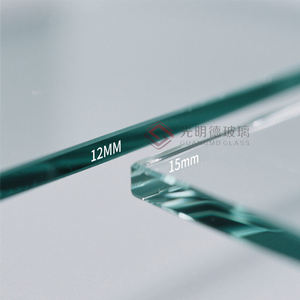 Meilleure vente en gros <span class=keywords><strong>table</strong></span> basse sans cadre en verre feuilleté salle à manger haute qualité verre trempé plat industriel salle d'école - Product Image 3