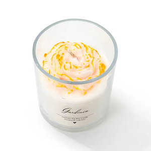 เทียนหอมกลิ่นดอกเดซี่ AIKUN Dreamy Cottagecore  วีแกน ทำจากขี้ผึ้งถั่วเหลืองสีม่วง สำหรับอโรมาเธอราพี เหมาะสำหรับของขวัญสุดโรแมนติกและชุดของขวัญสำหรับฤดูใบไม้ผลิ - Product Image 6