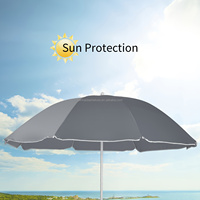 Chaise de camping pliable portable avec pare-soleil, porte-gobelet et glacière, chaise d'extérieur avec table latérale parapluie et rangement isotherme