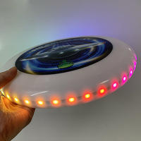 OEM ODM, jeu de couleurs réglables pour le camping et la plage, jouet volant à luminosité réglable, disque volant à LED rechargeable