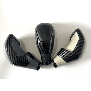 Peugeot 3008 Automatic Gear <b>Shift</b> <b>Knob</b> Carbon Fibre Ergonomic Black Gray Light Colors DZ11 Q54 - Product Image 3