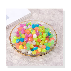 Piedras para pecera con forma de <span class=keywords><strong>diamante</strong></span> de 9mm, guijarros luminosos, paisajismo, accesorios para pecera artificiales, acuario - Product Image 2