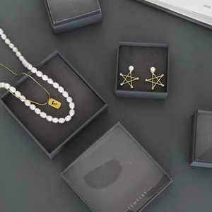 Customized Luxury Jewelry Badge <b>Gift</b> Packaging <b>Box</b> Clear Jewelry Display <b>Box</b> - Product Image 2