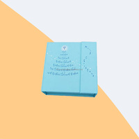 Caja de calendario de Adviento de cartón de lujo personalizada Embalaje de regalo de papel en relieve con revestimiento UV vacío para cosméticos de belleza Cuenta regresiva