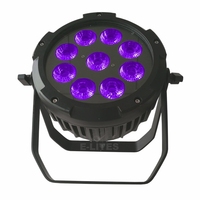Penggunaan Luar Ruangan Bebas Genggaman Pernikahan 9X18W WDMX Daya Baterai Mencuci Par LED IP65