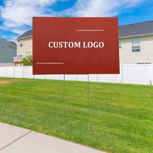 Corrugated Plastic Eco-Friendly UV Proof Durable Color Outdoor Stake Yard Signs Graduation Custom Design Lawn Signs - Product Image 1