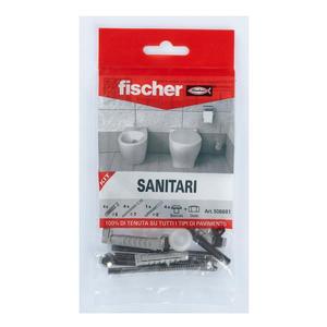 FISCHER - 508681 Kit listo para fijar suelo sanitario-EAN 8001132017074 ELEMENTOS PARA FIJACIONES - Product Image 1