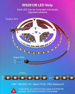 Super Bright Smart LED Flexible PVC Waterproof IP54 12V RGBW/<b>RGB</b> Light Strings with WiFi/ Remote <b>Control</b> - Product Image 2