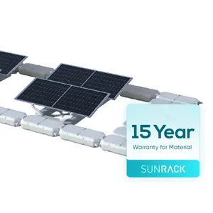 Sunrack Floating Solar Mounting System Solar Panel Mounted Set 2Mw 10Mw For Lake Solar Project