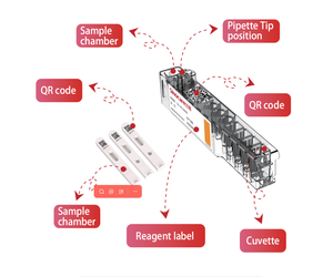 เครื่องวิเคราะห์อัตโนมัติ 4 in 1 รุ่น <span class=keywords><strong>Sinocare</strong></span> ICARE -1300 และ ICARE -2100 สำหรับการตรวจวิเคราะห์ 5 ชิ้นส่วน ได้แก่ CBC/เคมี/อิเล็กโทรไลต์/การแข็งตัวของเลือด/ภูมิคุ้มกันวิทยา สำหรับสัตว์ - Product Image 5