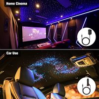 Nouveau 12V RGBW voiture toit étoile lumières APP contrôle LED Fiber optique étoile plafond Kits voiture scintillant lumières autres voiture lumière accessoires