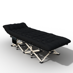 Thiết kế hiện đại ngoài trời xách tay rắn Trọng lượng nhẹ giá rẻ khung kim loại Oxford vải Gấp Cắm Trại giường với nệm mềm - Product Image 4