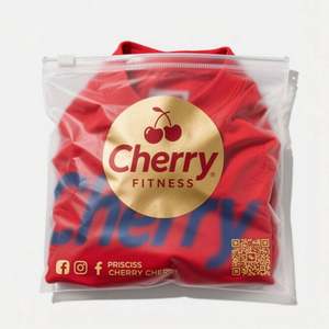 ถุงบรรจุภัณฑ์เสื้อผ้าแบบซิปล็อคพิมพ์โลโก้ได้ ผลิตจากวัสดุ CPE โพลีฟรอสต์แบบสไลด์ ย่อยสลายได้  ความหนา 160 ไมครอน  ขั้นต่ำในการสั่งซื้อน้อย - Product Image 3