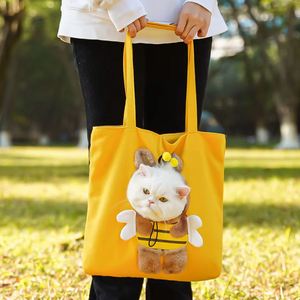 Portable <b>Carrier</b> Bags Wholesale Backpack Crossbody Handheld Cat Small Dog Head-Exposed <b>Pet</b> Shoulder Bag - Product Image 1