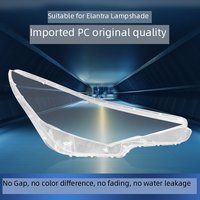 Pour Hyundai Elantra 2020 2021 Cache de phare transparent Remplacement de la coque de phare avant Halogène Xénon Cache de phare en verre
