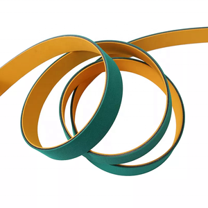 Yellow Green <strong>Flat</strong> <strong>Conveyor</strong> <strong>Belt</strong> <strong>Used</strong> for Moving Paper Roll in Circular Motion - Product Image 2