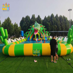 Castillo Inflable WODI <span class=keywords><strong>de</strong></span> Grado Comercial, 0.9 mm, PVC, para Lagos y Piscinas, Resistente, Soldado <span class=keywords><strong>con</strong></span> Calor - Product Image 6