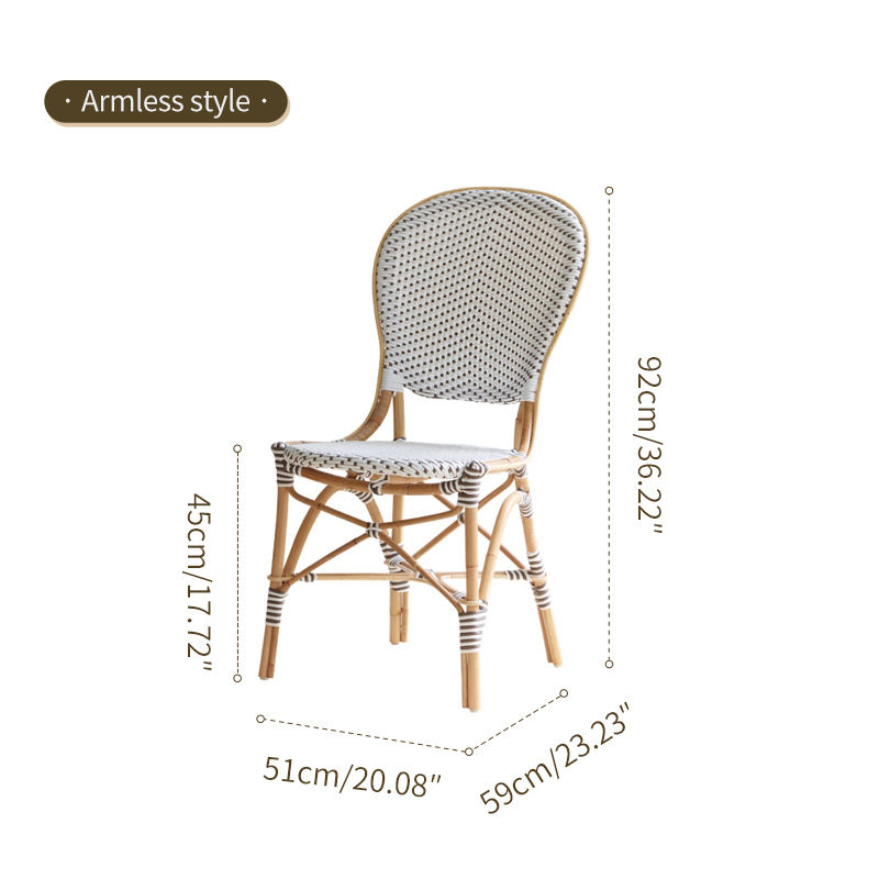 Chaise sans accoudoirs