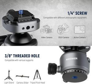 Adaptador de Montaje para Cámara con Cabezal de Bola de Perfil Bajo NEEWER <span class=keywords><strong>GM41</strong></span> - Product Image 3