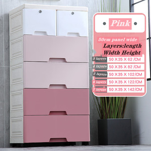 Tủ Quần Áo Tiết Kiệm Không Gian Đồ Nội Thất Thiết Kế Hình Chữ Nhật 7 Lớp Có Thể Xếp Chồng Lên Nhau Cho Phòng Khách Ngăn Kéo Tủ Nhựa Đựng Đồ Lặt Vặt - Product Image 3