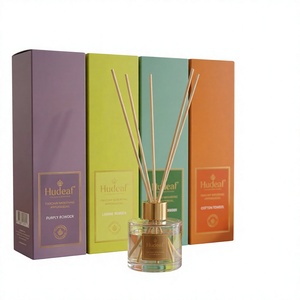 Hudeaf Reed <b>Diffuser</b> Set 50ml Glass <b>Bottle</b> Luxury Fragrance Gift Box Christmas Home Decor - Product Image 3