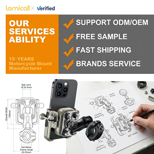 Supporto per Telefono da Moto Lamicall BCSP02 in Metallo con Ammortizzatore di Vibrazioni, Blocco Rapido 1s, Supporto per Manubrio, Idea Regalo per San Valentino - Product Image 5