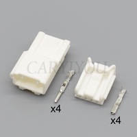 Connecteur de câblage pour haut-parleur de tweeter automobile 4 broches 6098-5668 6098-5677, ensemble de connecteurs de fil mâle-femelle AC pour Lexus 12733