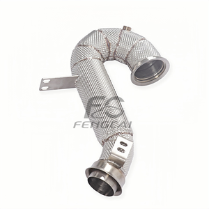 Collecteur d'échappement OEM pour Mercedes-Benz W214 E260 E250 E300 E450 2.0T, tuyau d'échappement avec bouclier thermique, amélioration de puissance - Product Image 3