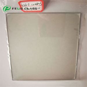 Verre FELIX à motif carré et rond simple, revêtement ITO FTO, couche d'oxyde métallique conductrice SnO2 ZnO NiO, verre optique utilisé - Product Image 3