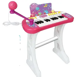 金明玩具乐器24键电子键盘带麦克风儿童电动钢琴