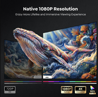 Nouveau projecteur Toppro 2026, vente chaude, 1080P Full HD LED LCD Mini Portable Home Cinéma Vidéo Android 14 Smart Projecteur