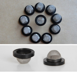 Junta de filtro de silicona sintética de acero inoxidable de malla 20, 40, 60 para mangueras de agua fría y caliente - Product Image 2