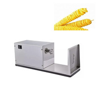 Machine à découper les pommes de terre en spirale électrique automatique / Machine à faire des chips de pommes de terre / Trancheuse / Coupe-carottes
