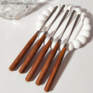 Japanese Style Nail Gel Mixing Stick Wooden Handle Ultra Thin Shovel For Nail Art Color Adjustment Set - Product Image 3