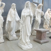 Statue des saints religieux taille réelle en marbre blanc, statue de jésus et du Christ à vendre
