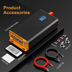 Onduleur solaire HOULI 1000W 2000W 3000W 4000W Onde sinusoïdale pure <span class=keywords><strong>12V</strong></span> à 110V DC à AC <span class=keywords><strong>Convertisseur</strong></span> voiture maison 24V <span class=keywords><strong>220V</strong></span> Onduleur - Product Image 2